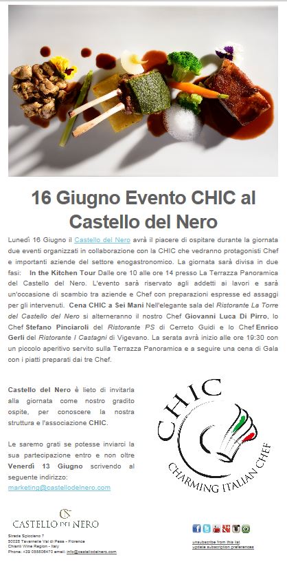In The Kitchen Tour - Castello Del Nero - 16 giugno 2014